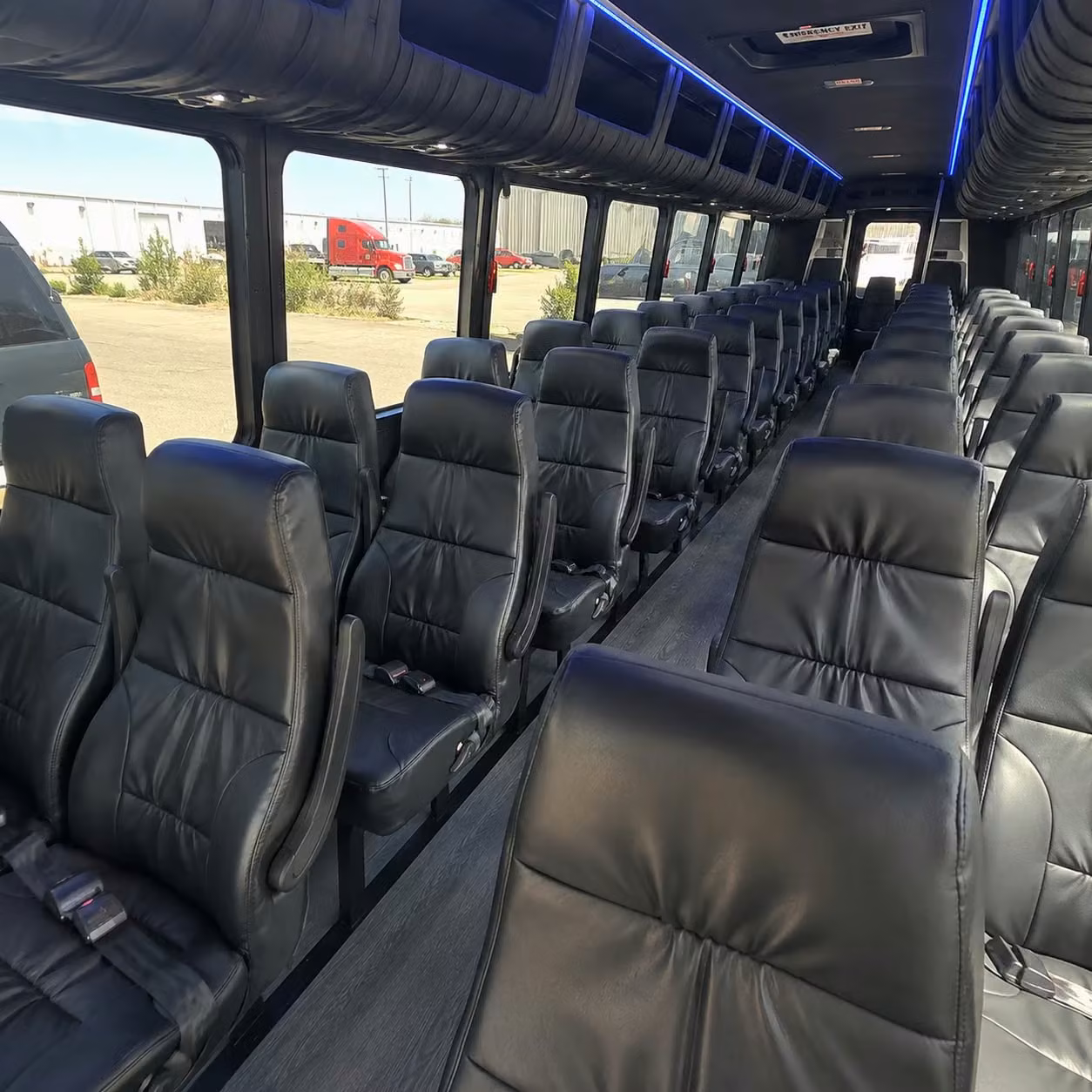25 passenger minibus inside