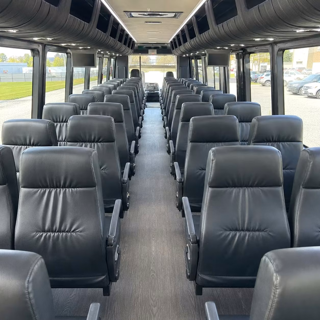 25 passenger minibus interior