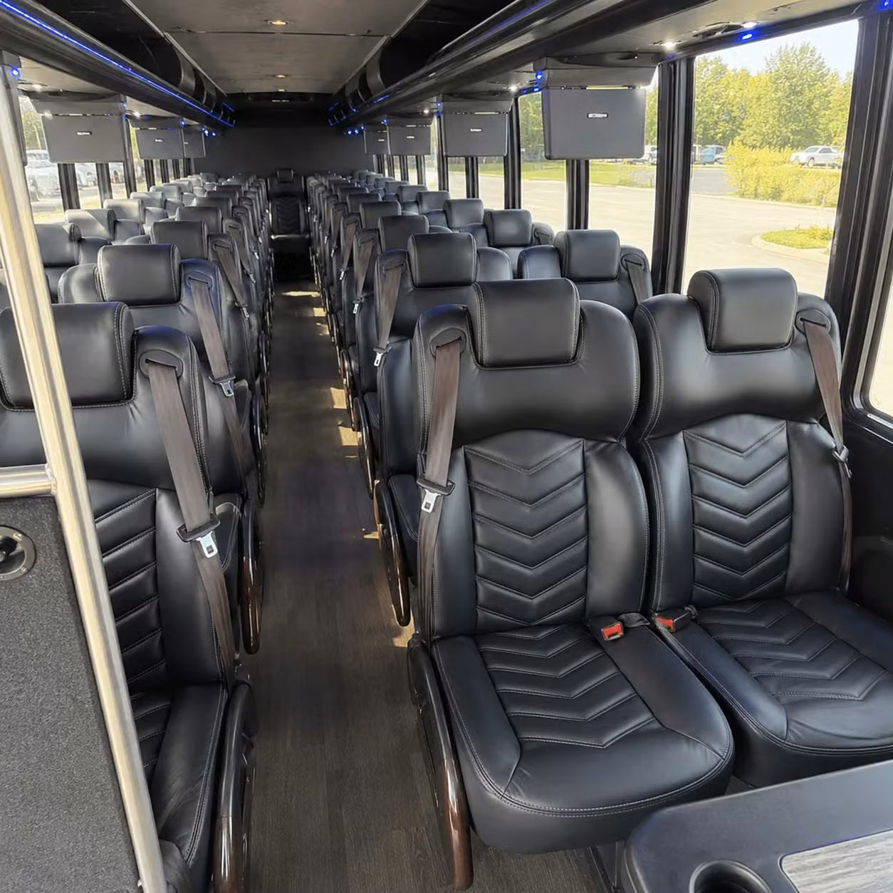 30 passenger minibus inside