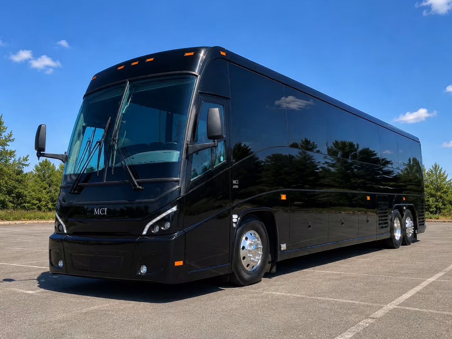 56 passenger charter bus