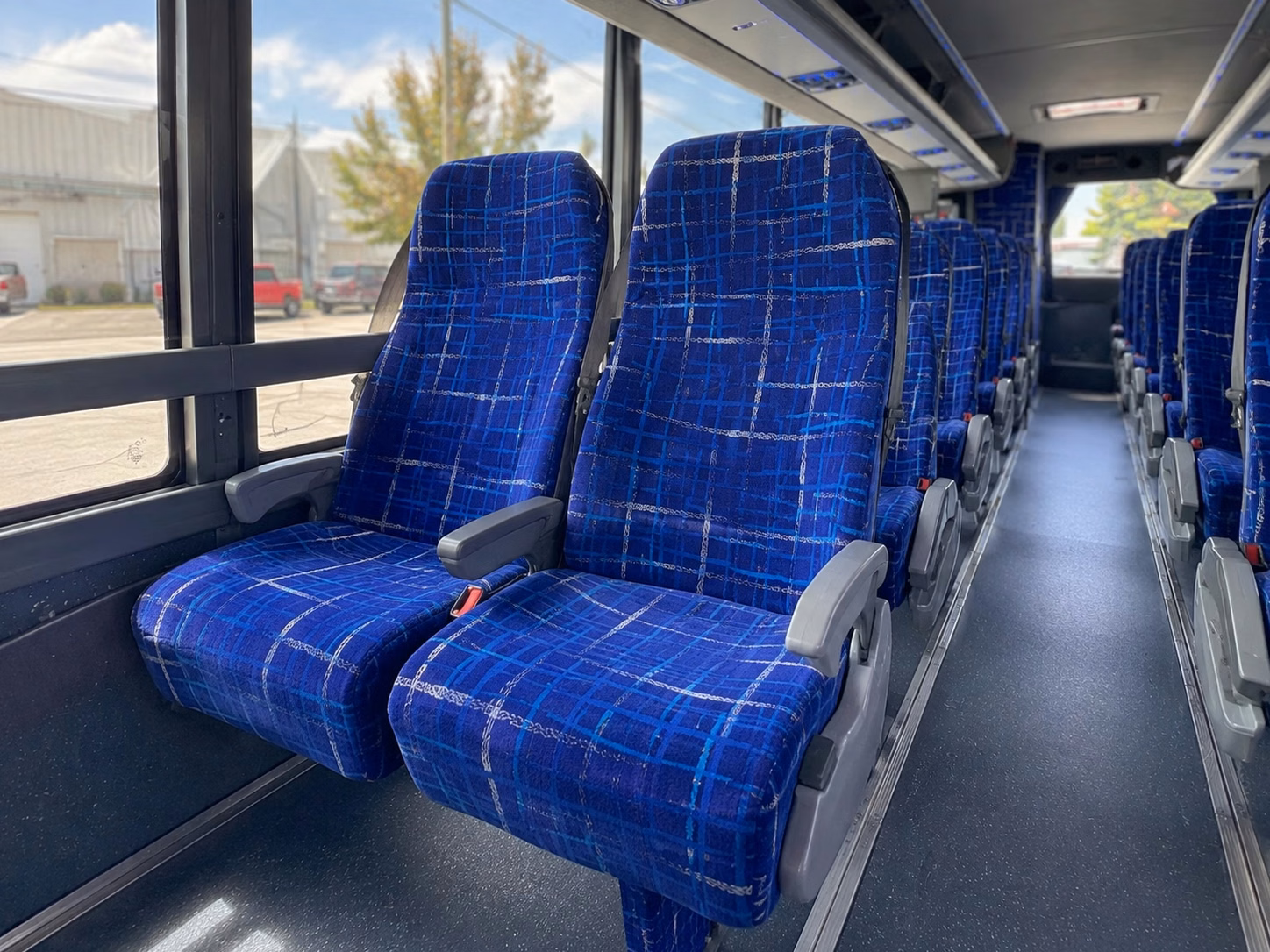 fort collins charter bus rental interior